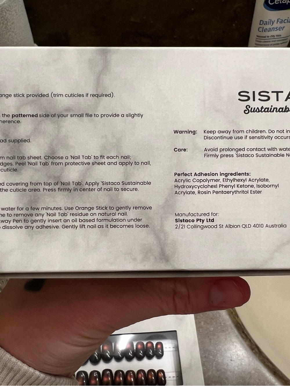Sistaco Press on Nail BLACK AND RED ONLY - NWT - Picture 4 of 7